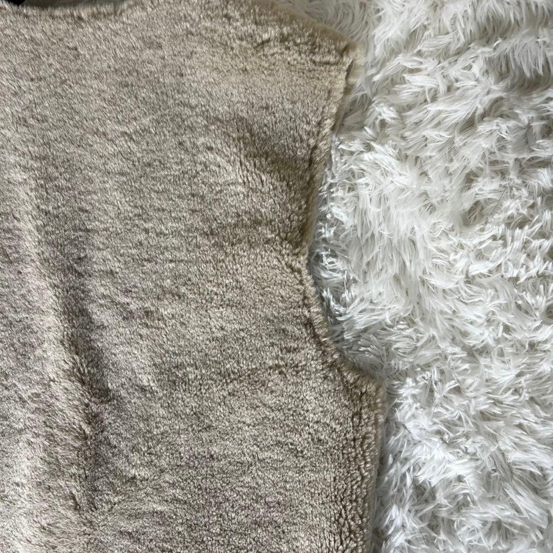 極美品✨Ameri FABRIC BLOCKING LONG BOA VEST