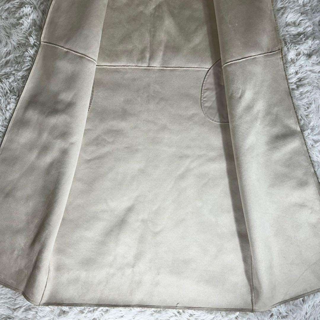 極美品✨Ameri FABRIC BLOCKING LONG BOA VEST