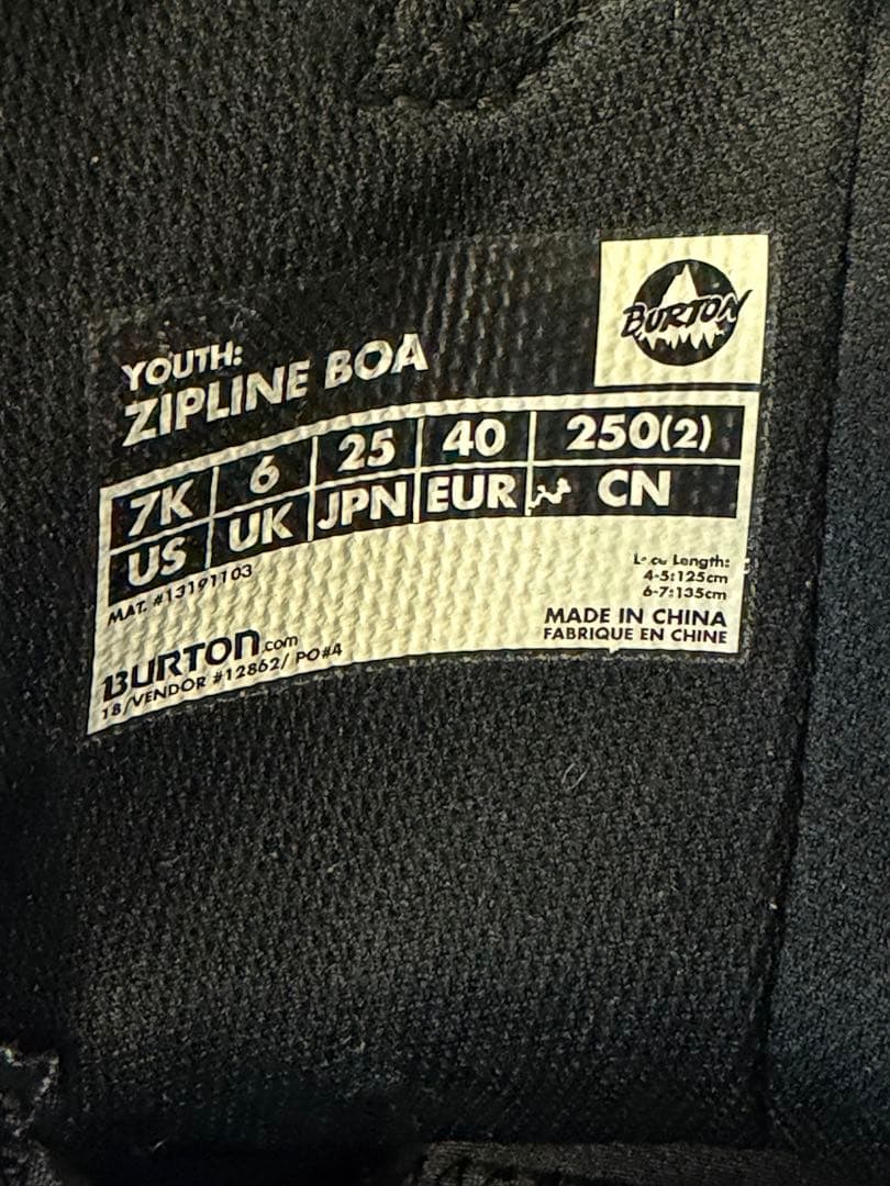 Burton Imprint 1スノーボードブーツ ジュニア用