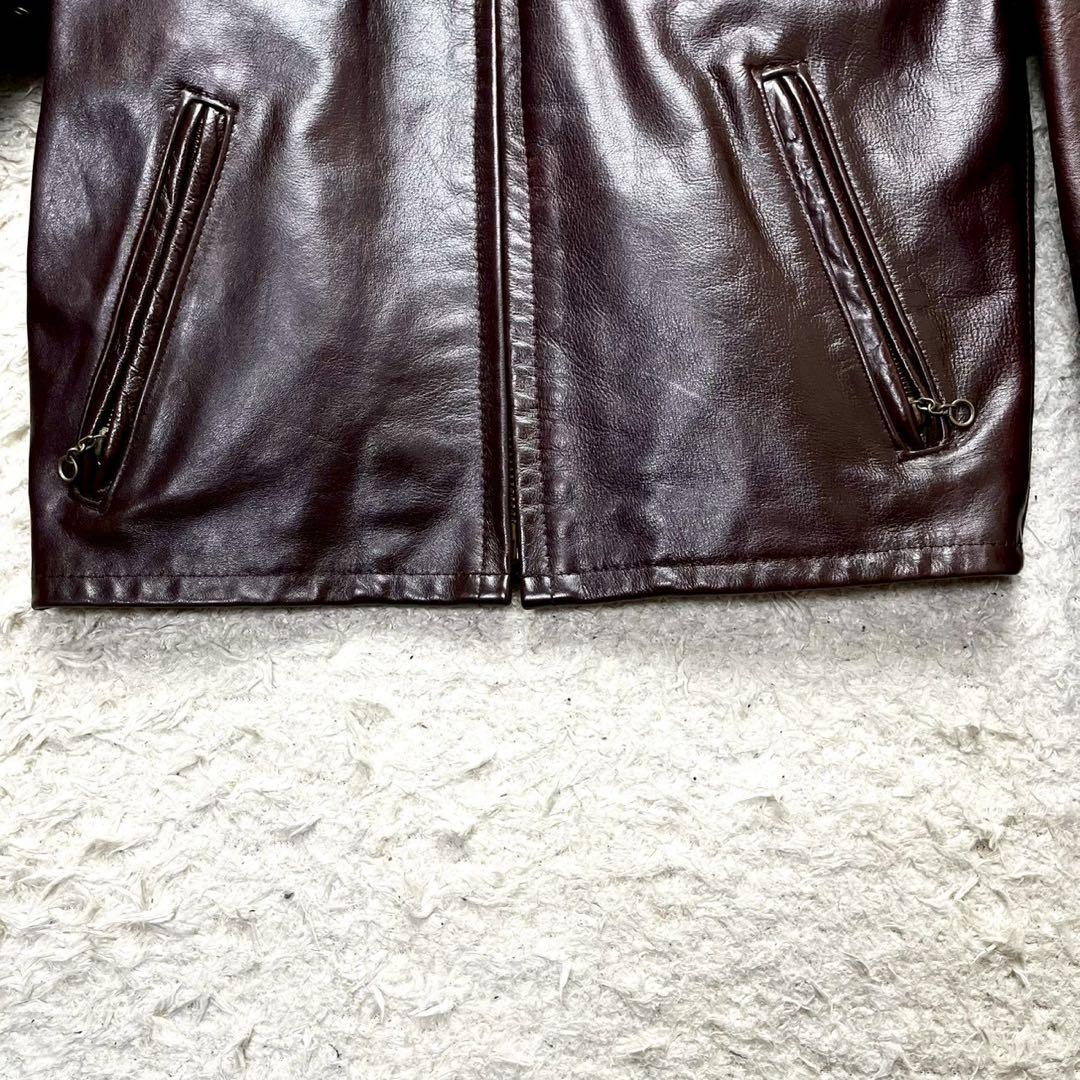◆美品/2way/希少カラー◆SCHOTT シングルライダース 643EVS
