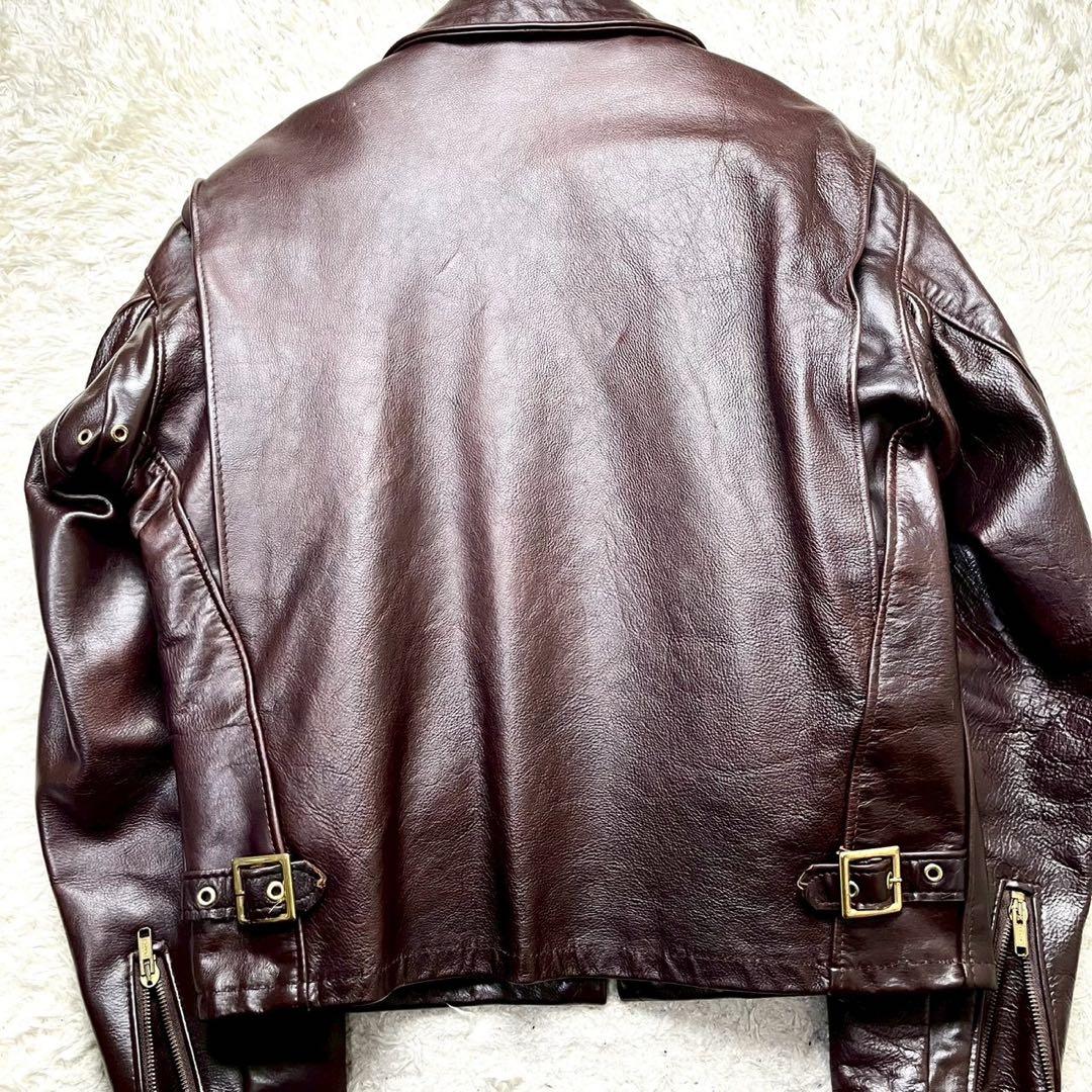 ◆美品/2way/希少カラー◆SCHOTT シングルライダース 643EVS