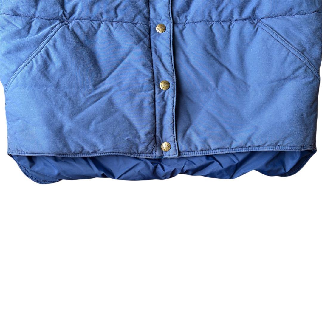 80s 90s L.L.Bean ダウンベスト　青　USA製　ブルー　アメリカ製