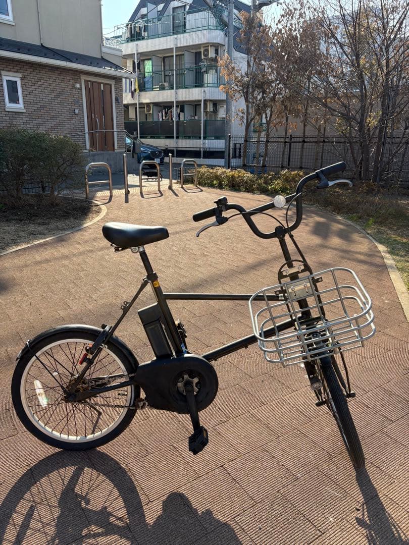 パナソニックPanasonic BMX風ハンドルの電動アシスト自転車 ブラック