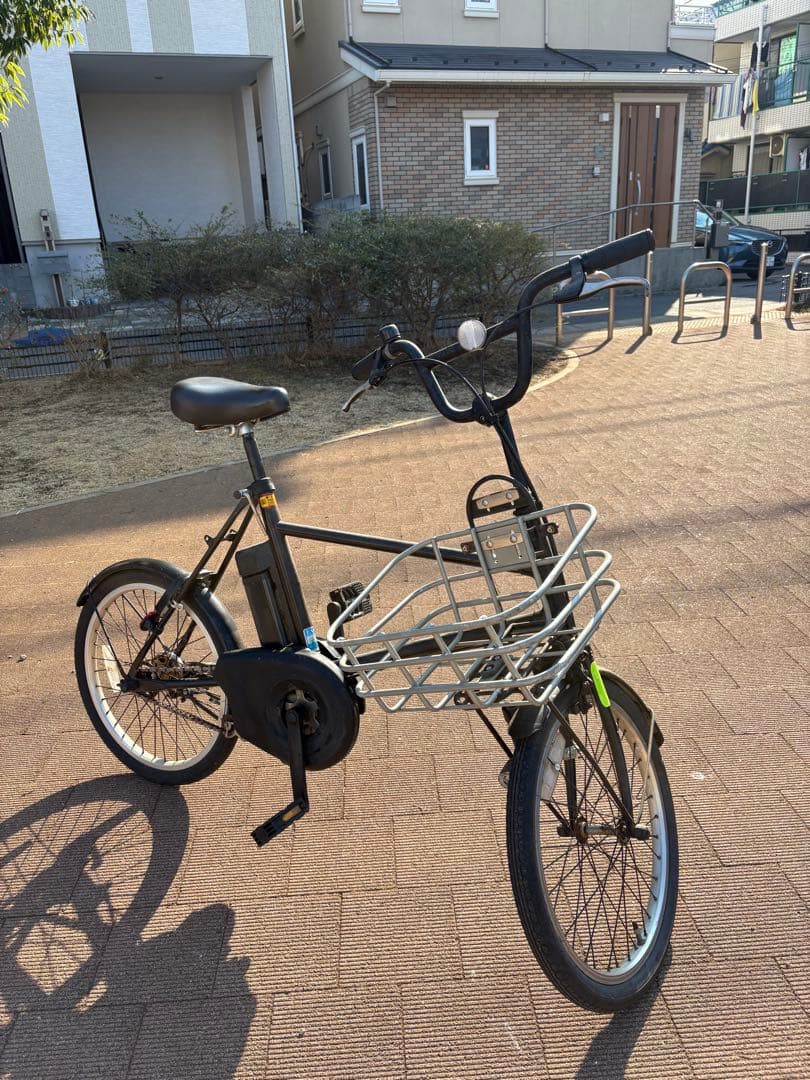 パナソニックPanasonic BMX風ハンドルの電動アシスト自転車 ブラック