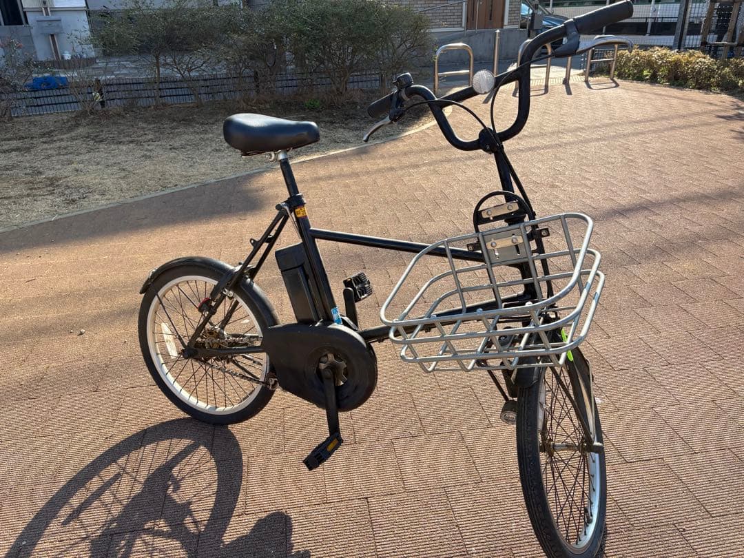 パナソニックPanasonic BMX風ハンドルの電動アシスト自転車 ブラック