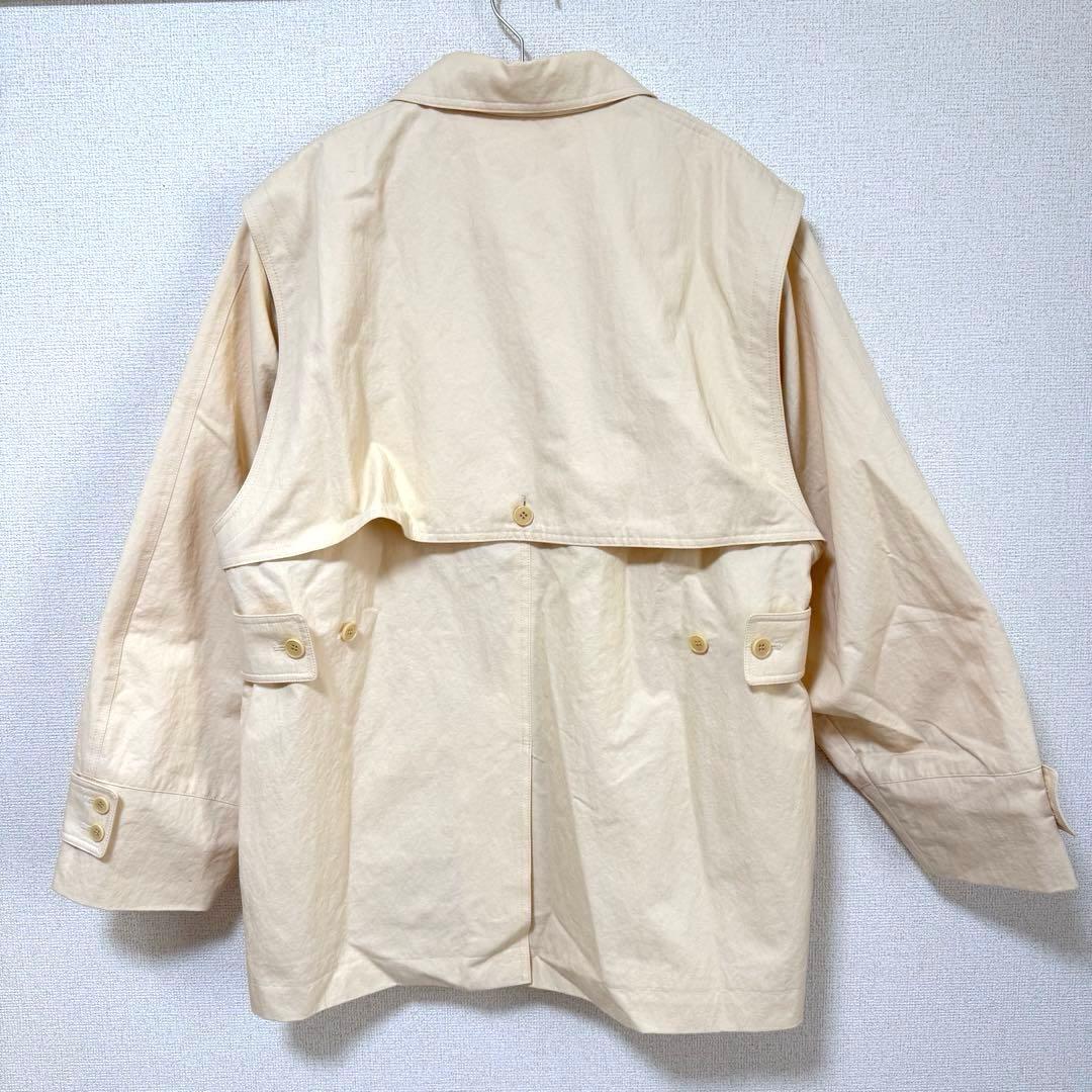 【美品】nokcha ノクチャ 2WAY ジャケット ベスト 袖取り外し可 F