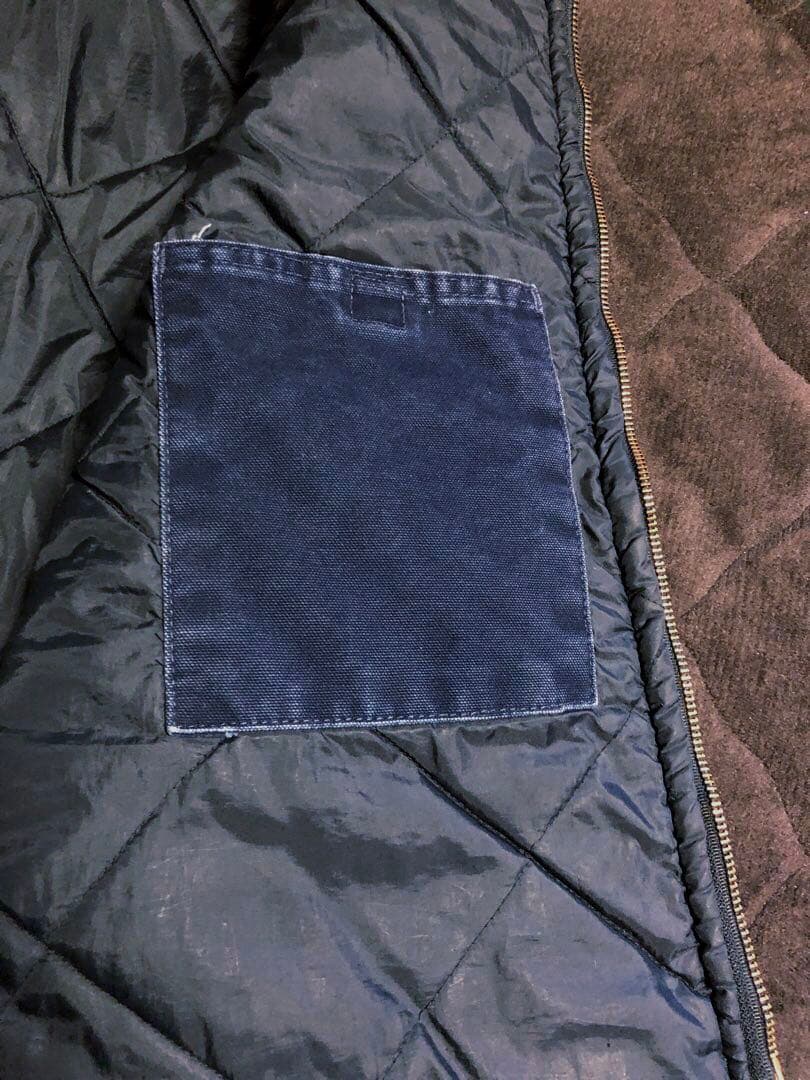 希少★ Carhartt カーハート　ダックベスト　XL 濃紺　ネイビー　MDT