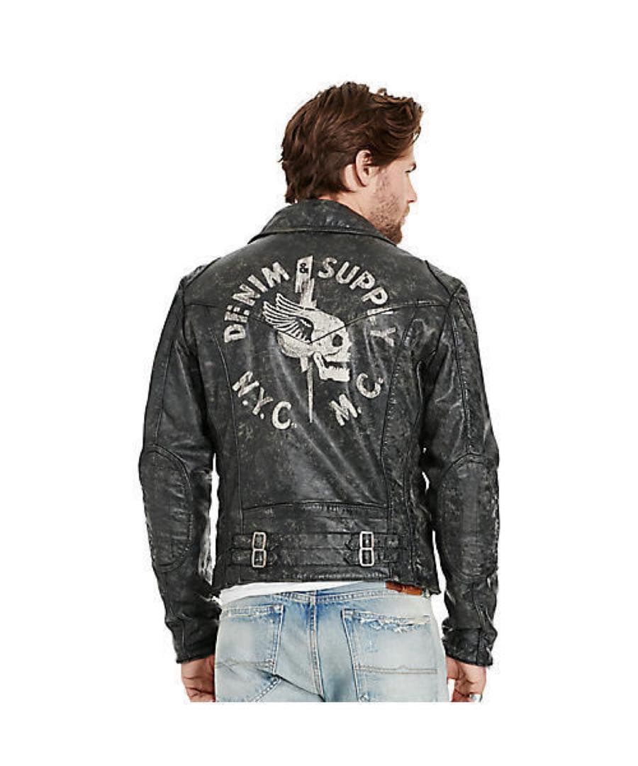 【美品】Denim & Supply Ralph Lauren ダブルライダース