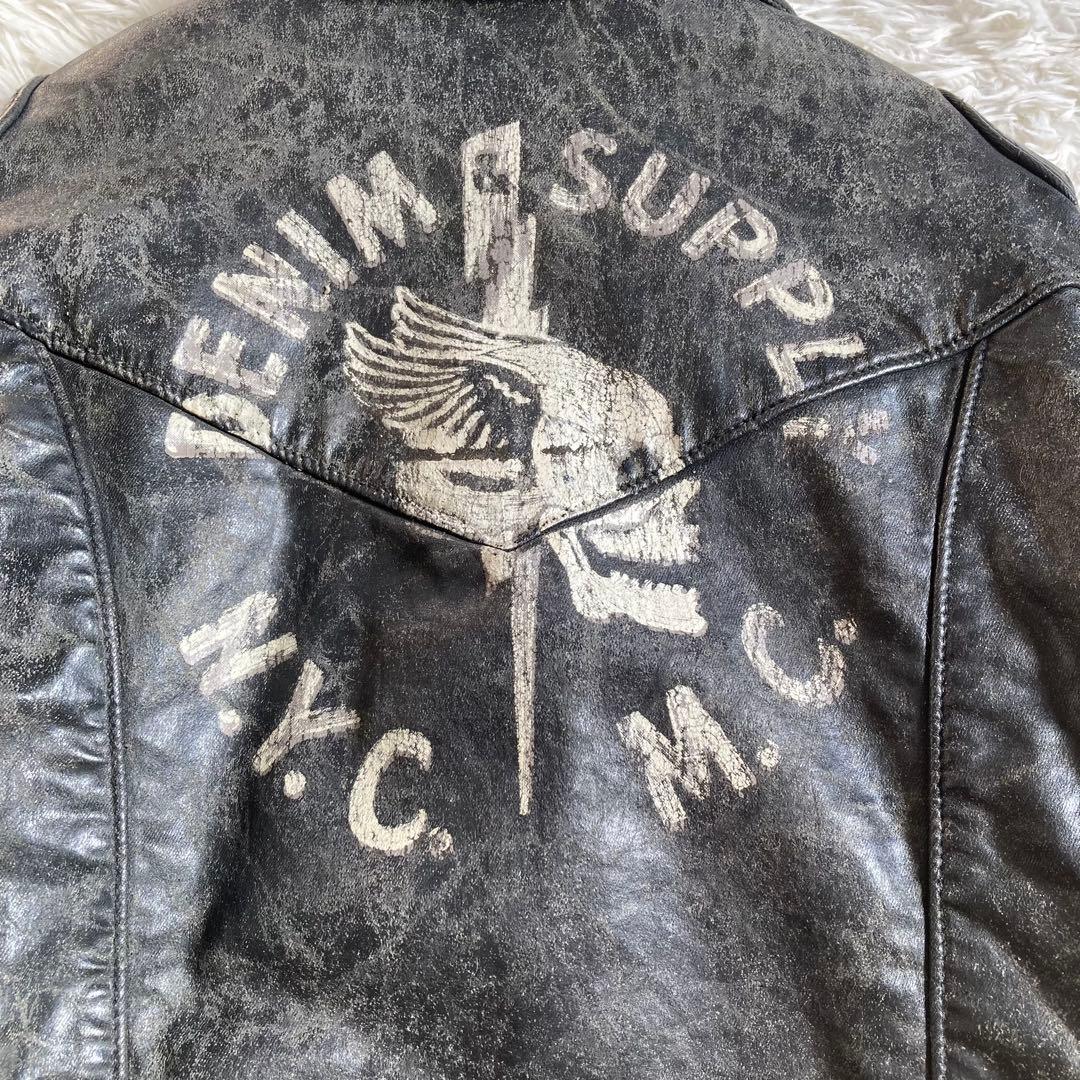 【美品】Denim & Supply Ralph Lauren ダブルライダース