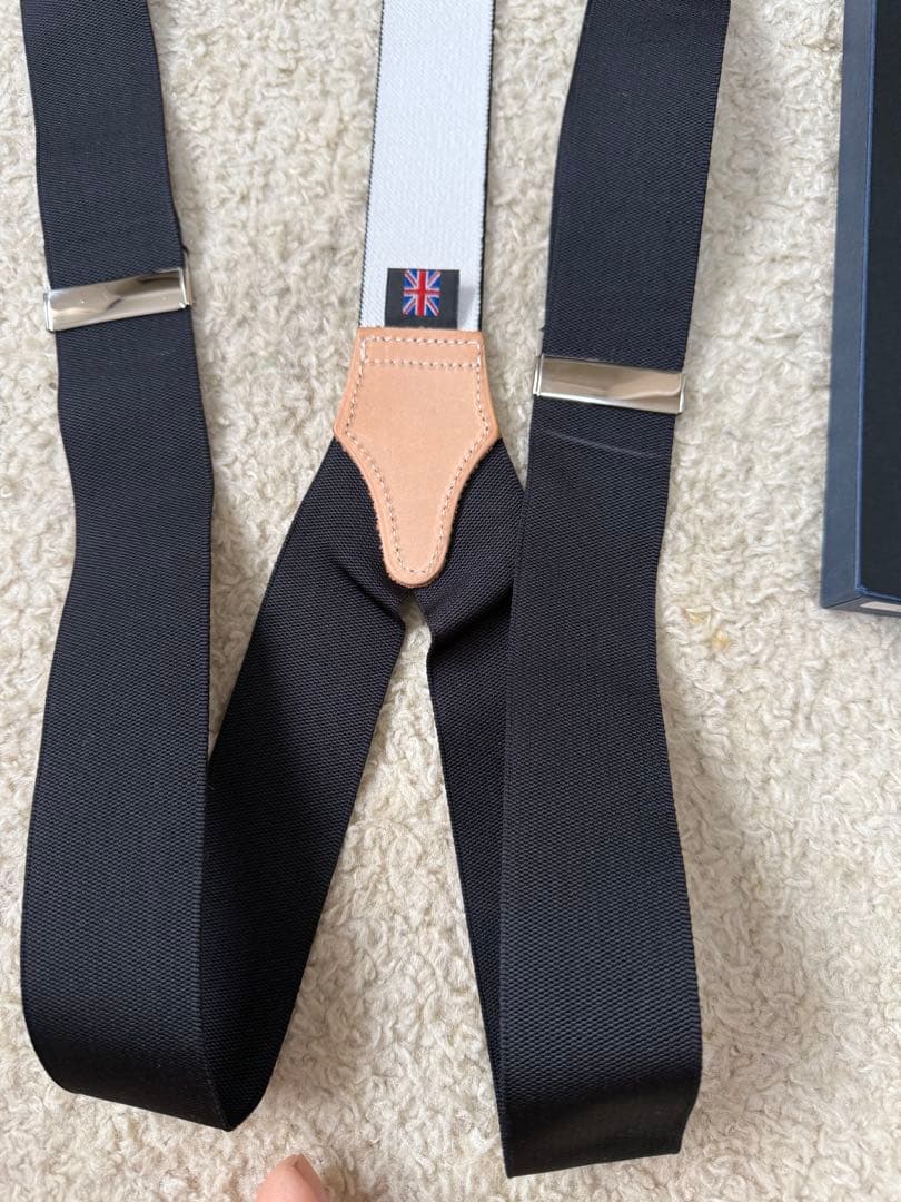 【美品】アルバートサーストン　サスペンダー