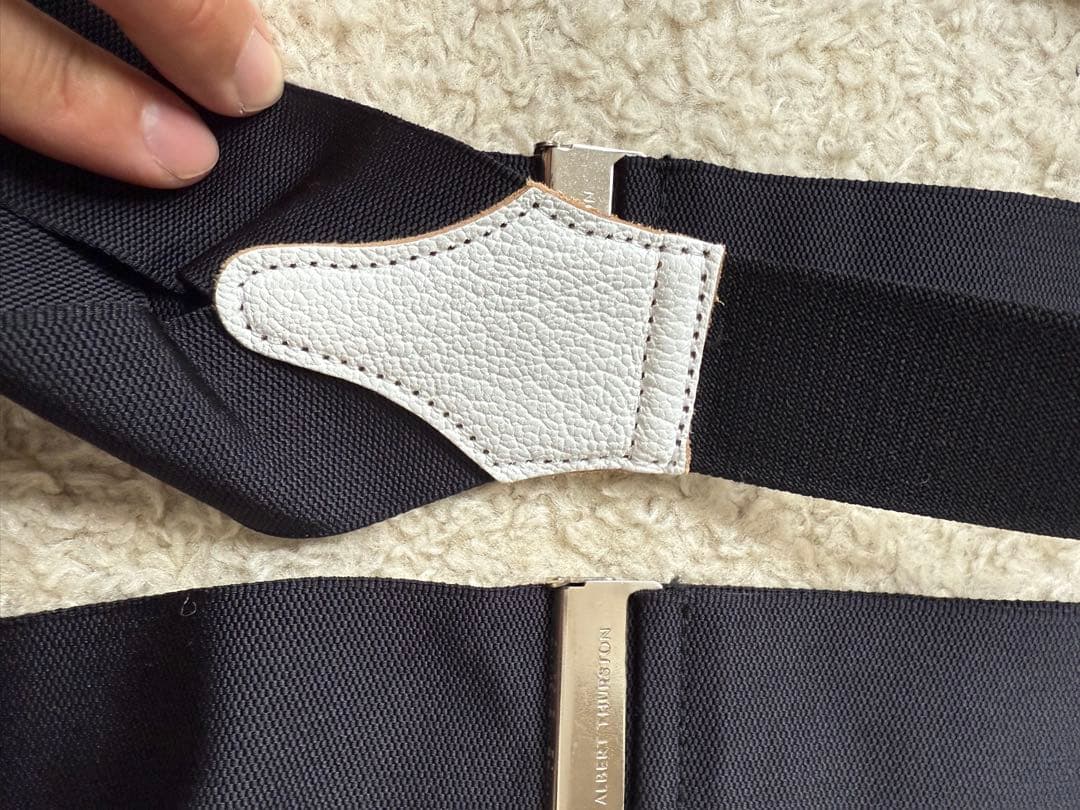 【美品】アルバートサーストン　サスペンダー