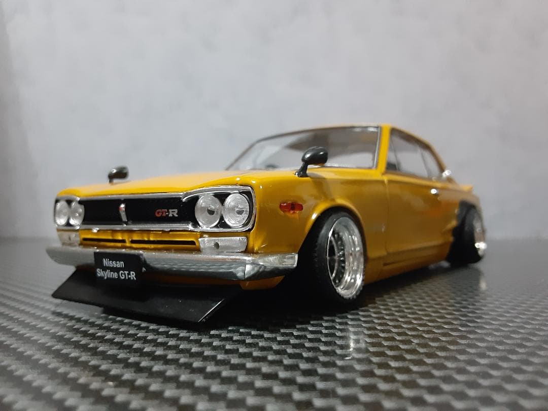 Hachette 1/24 日産 箱スカ GT-R カスタム改 サファリ