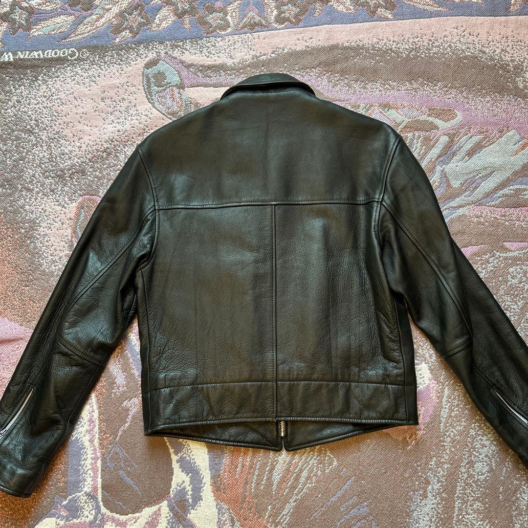 さ*様 Paul Smith シングルライダース　レザージャケット　ブラック　牛