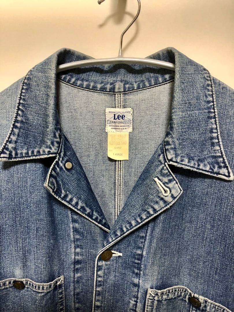 LEE カバーオール 91-J 復刻 90s ロングＬ ハウスタグ Lサイズ