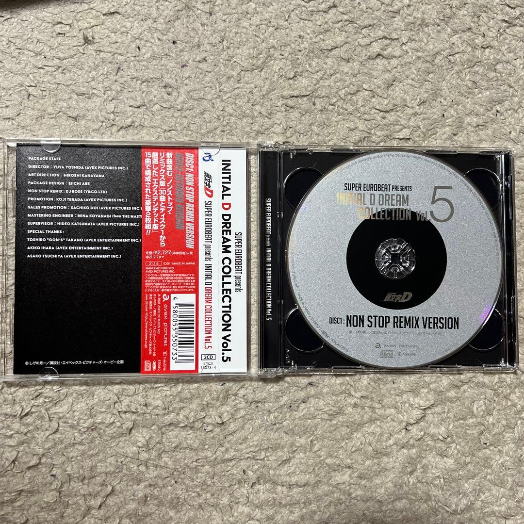 【ジーズ】頭文字D SUPER EUROBEAT CD ６枚セット