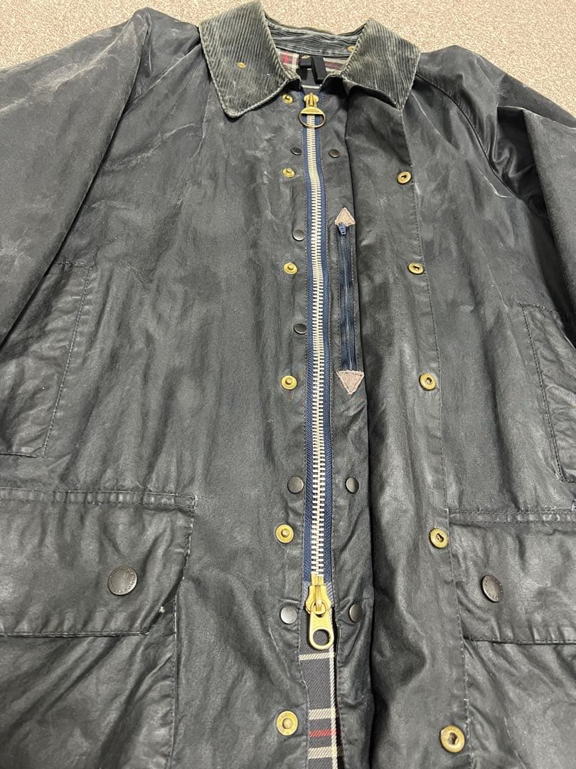 Barbour BEAUFORT ネイビー 3ワラント リプルーフ済