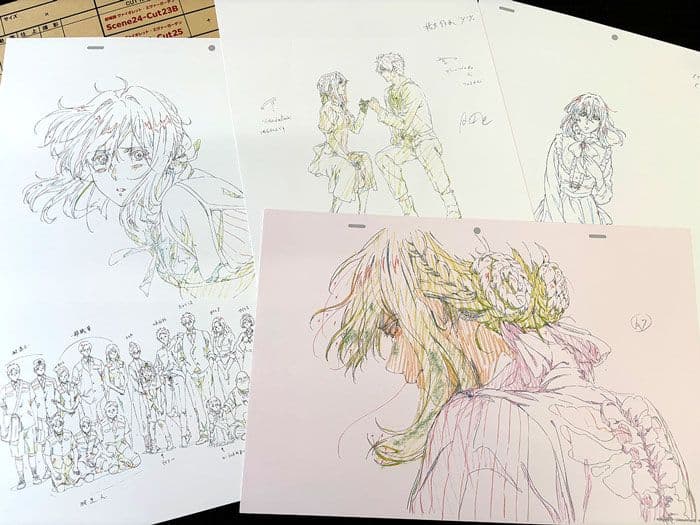 京アニのセカイ展 限定複製原画3セット ユーフォ゙ニアム ３缶バッジ 5個セット