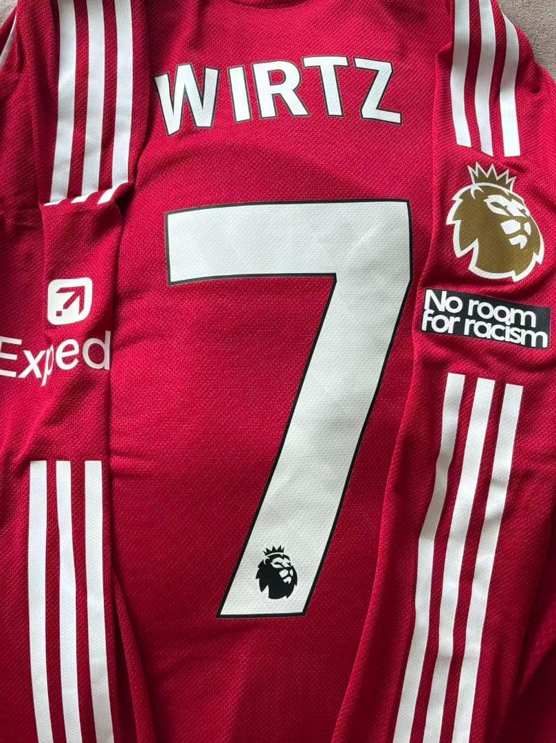 L.F.C. WIRTZ 7 赤色ジャージ