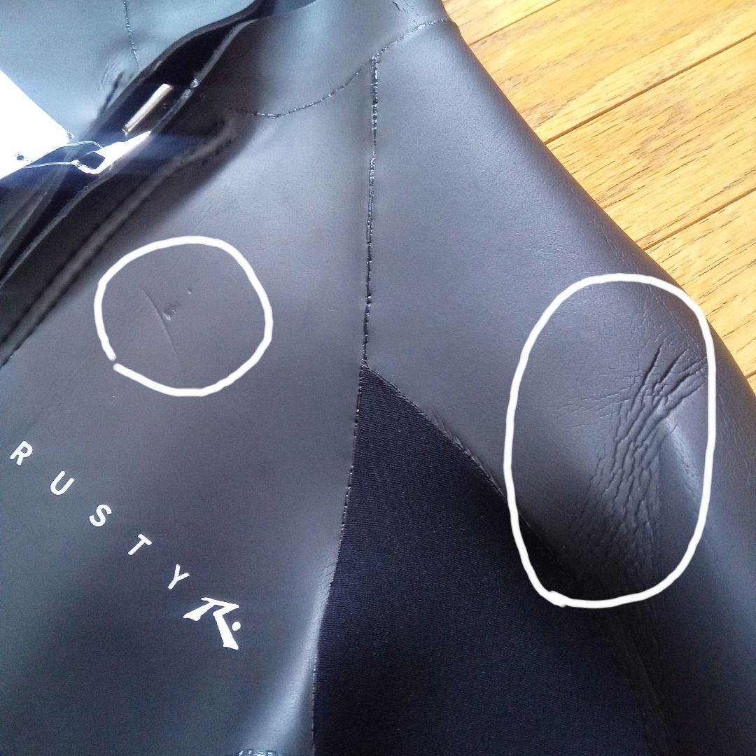 RUSTY ブラック タッパー ウェットスーツ