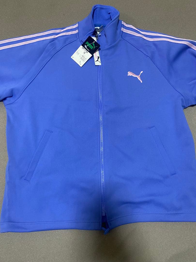 レディース　PUMA ブルー　ジャージセットアップ