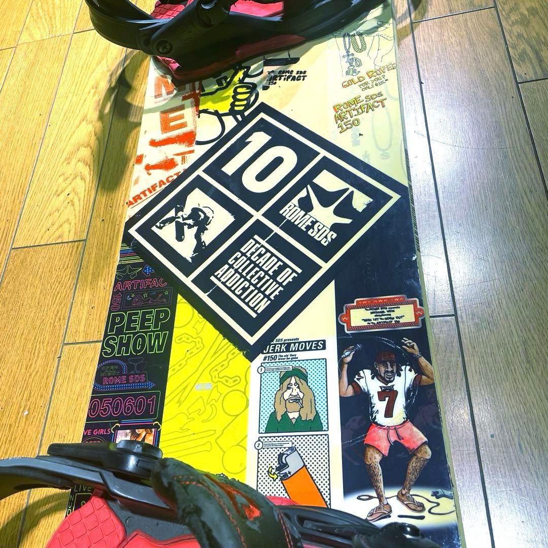 【値下げ】romesdsロームARTIFACT ROCKER バインセット