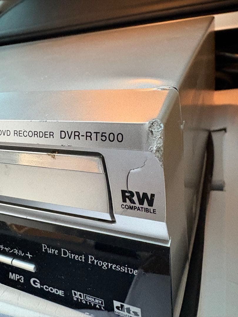 Pioneer DVR-RT500 VHS/DVDレコーダー