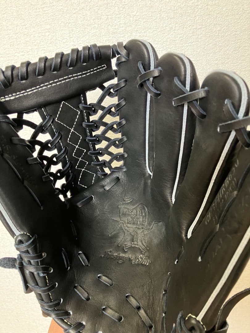 お値下げ中⭐︎新品⭐︎Rawlings 硬式グローブ　外野手　ブラック