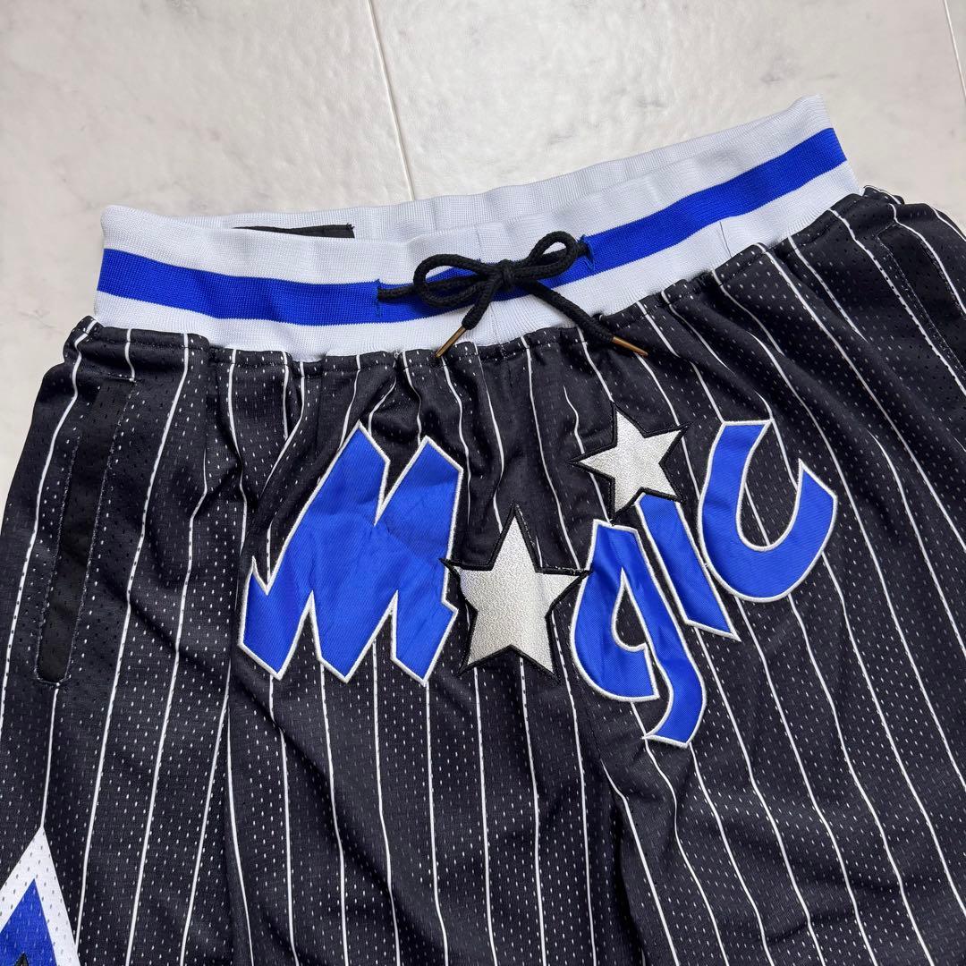 NBA Just Don オーランドマジック ショートパンツ　ストライプ　星　L