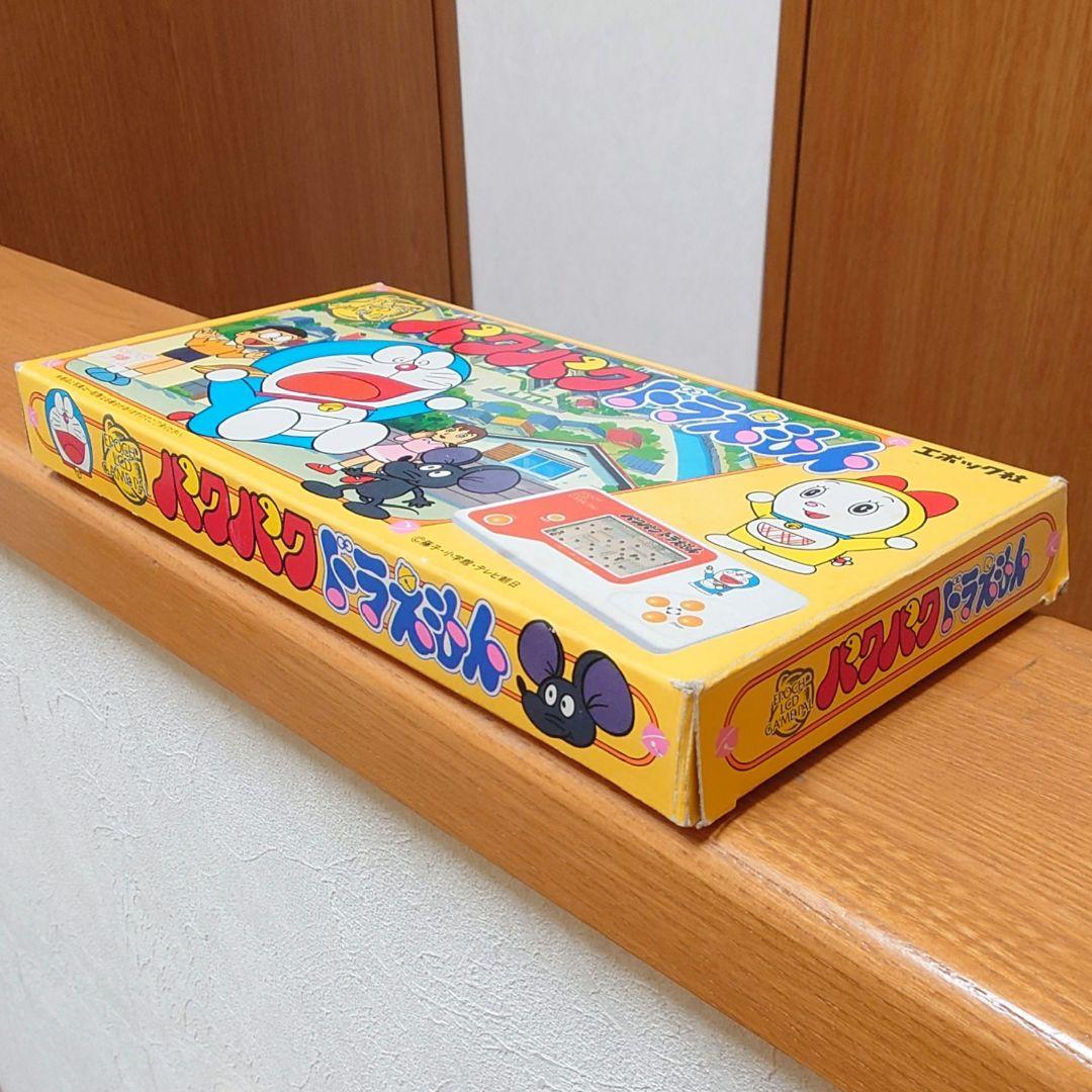 【動作確認済】パクパクドラえもん 箱付き 液晶ゲーム 1989年製 携帯ゲーム
