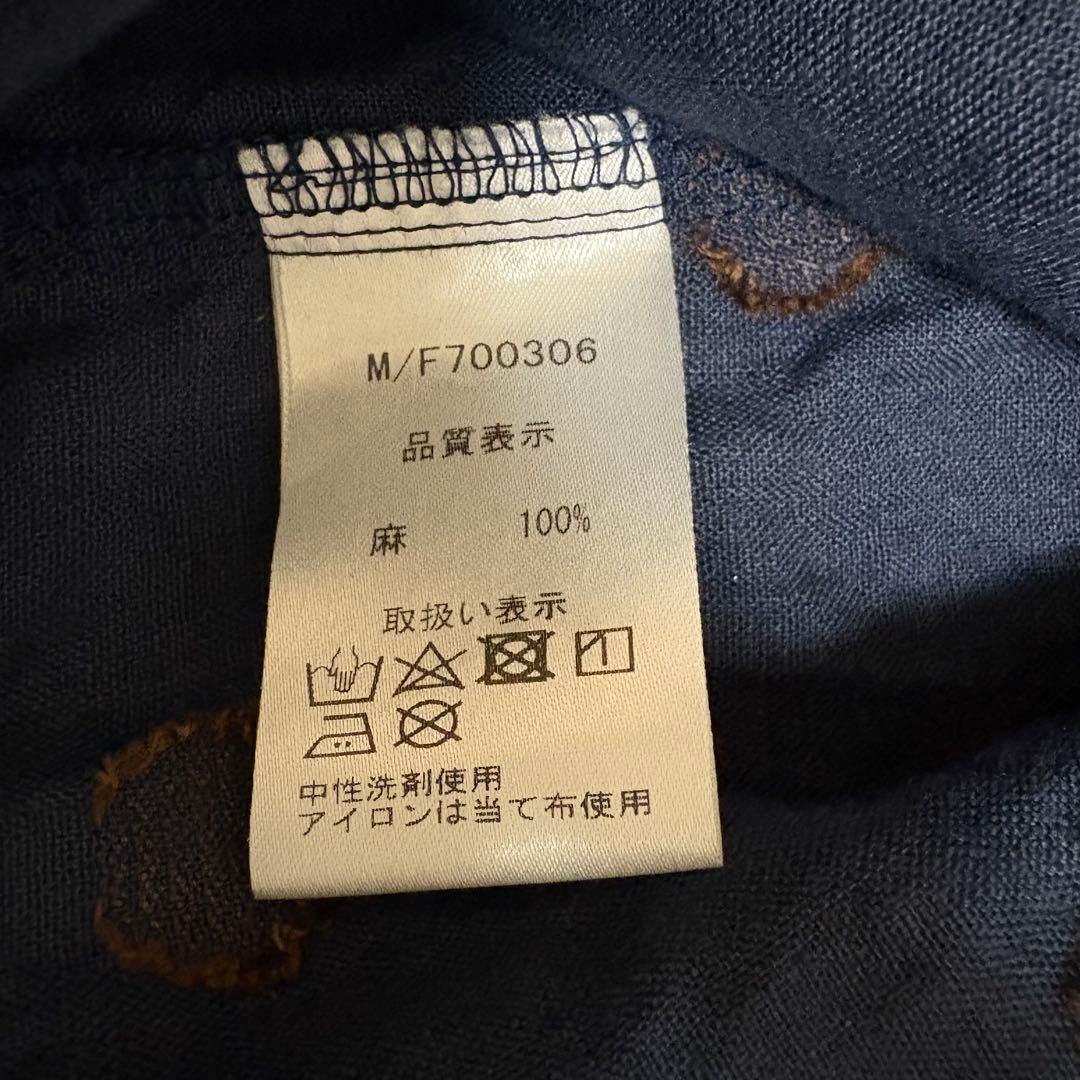 ICHI Antiquites イチアンティークス＊リネン刺繍ドットワンピース