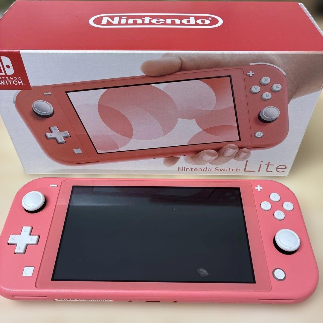 Nintendo Switch Lite本体ピンク　中古