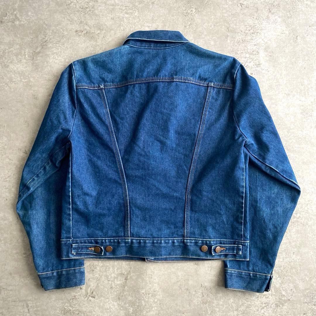 80s ラングラー 74126NV 良色 デニム ジャケット USA製 42