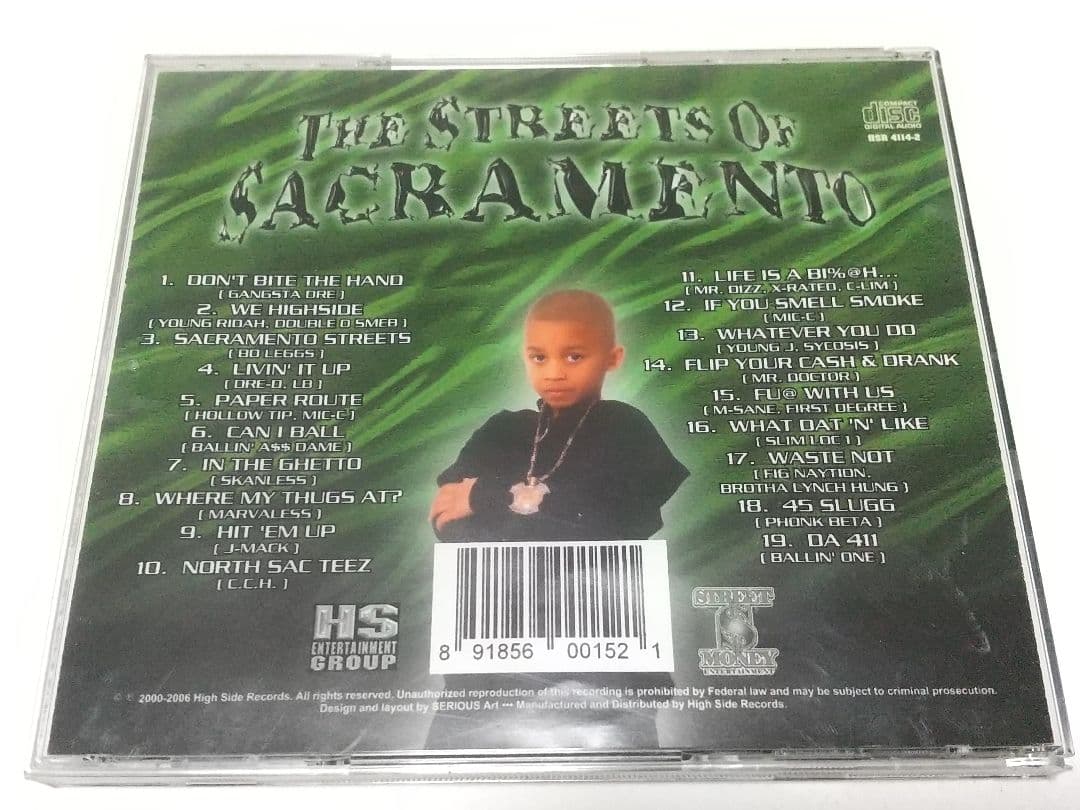 洋楽 The Streets of Sacramento G-Rap G-Funk