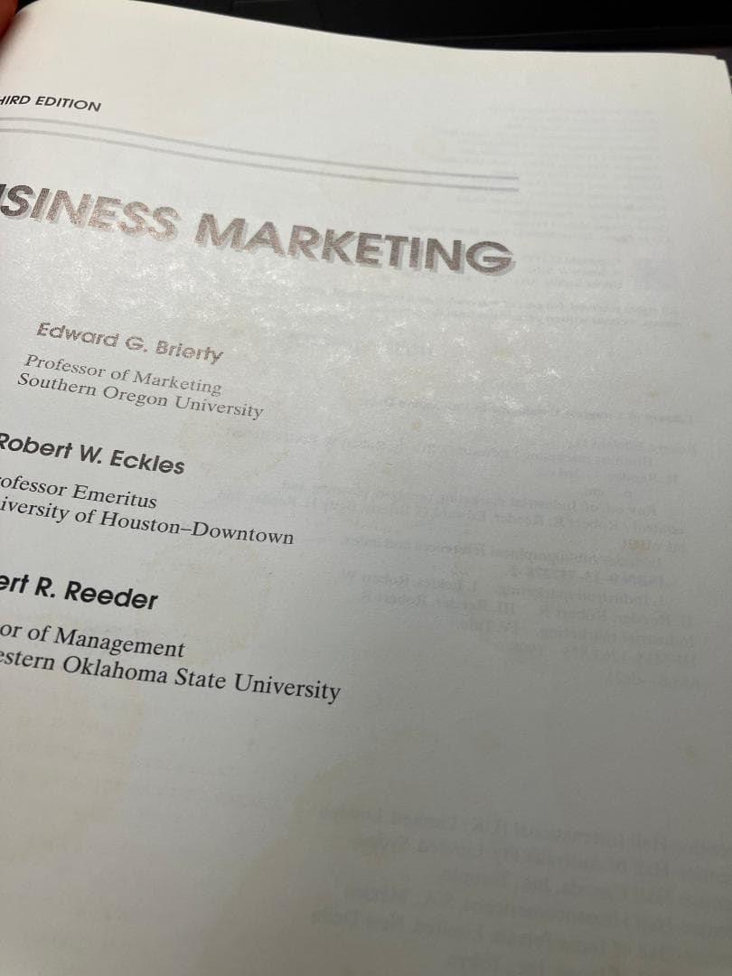 洋書 Business Marketing