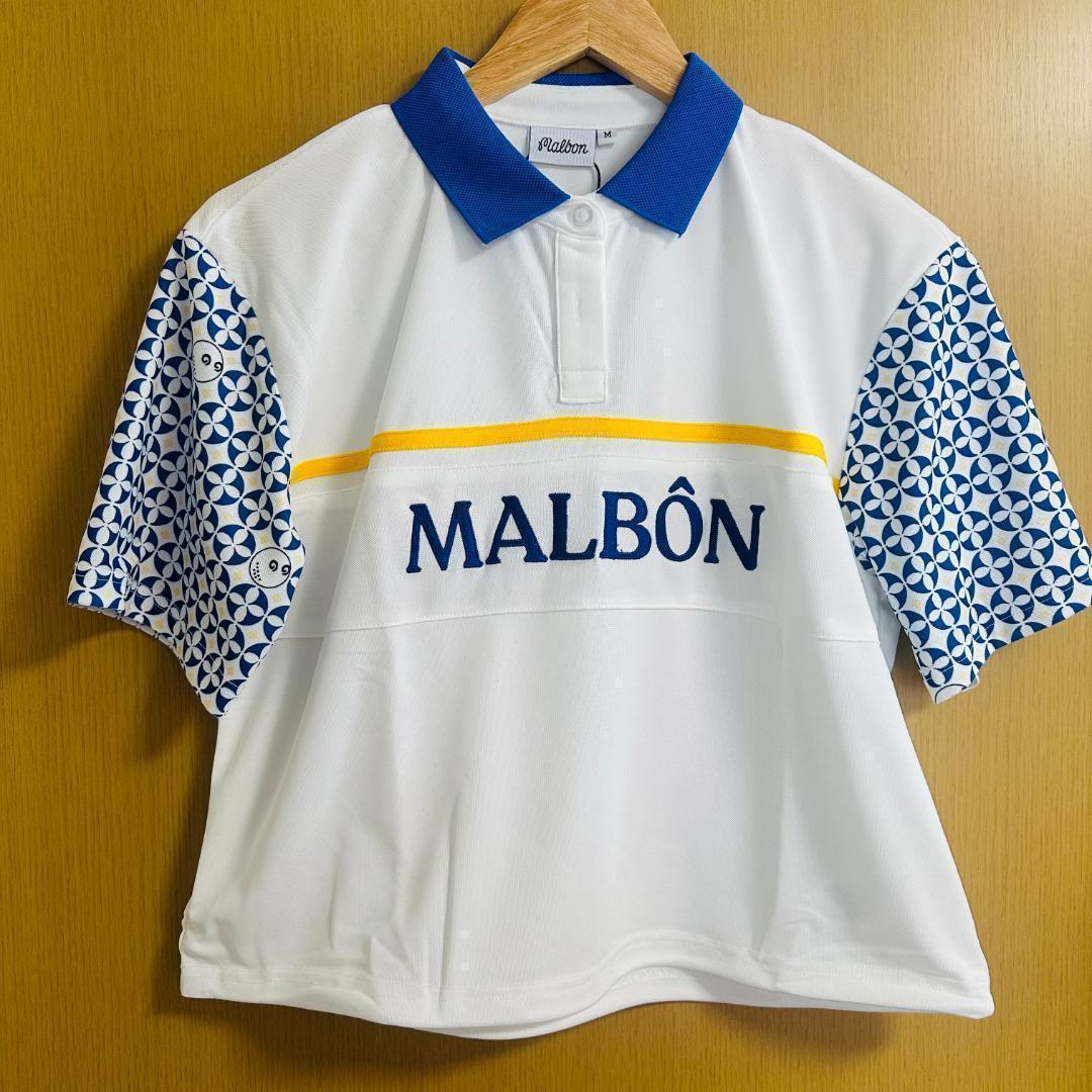 マルボンゴルフ 半袖 ポロシャツ Malbon Golf Tシャツ レディースS