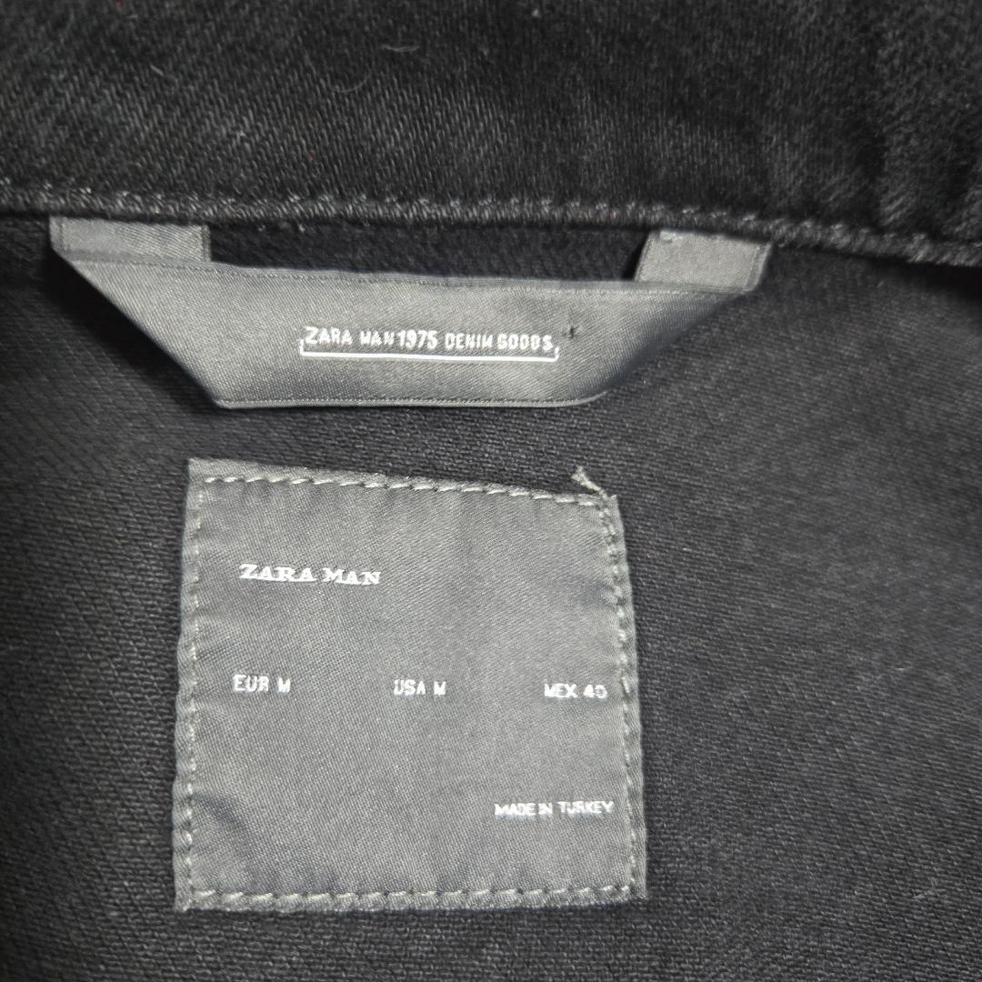 ZARA ザラ スタッズ ダメージ ブラック デニムジャケット ロック パンク