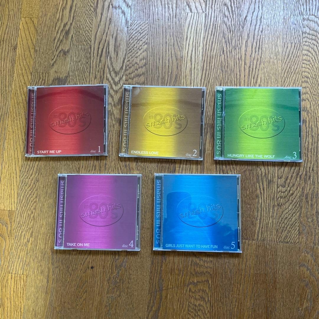 【美品】smash hits in 80’s 音楽のある風景CD５枚セット
