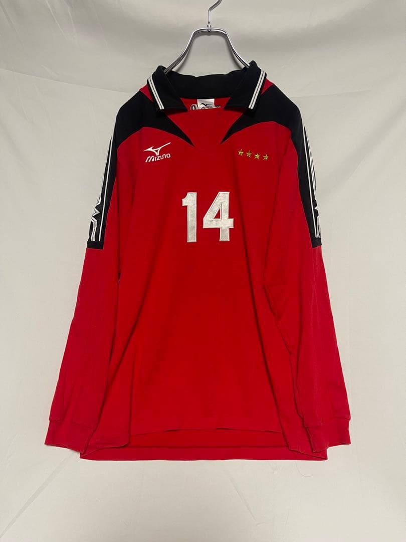 ★MIZUNO★東亜学園★高校★バレー★ユニフォーム★14番★部活★学生★O★