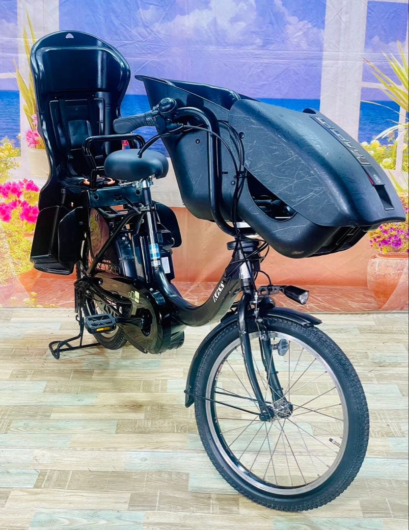 ⭐️新品バッテリー⭐️2021年パスキス12AH子供乗せ電動アシスト自転車Y3039
