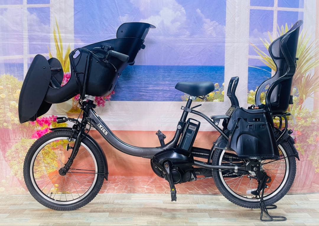 ⭐️新品バッテリー⭐️2021年パスキス12AH子供乗せ電動アシスト自転車Y3039