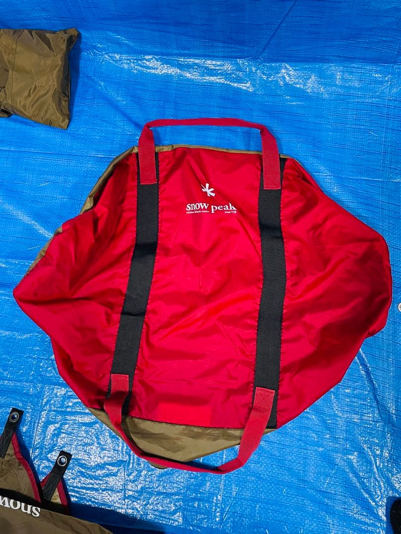 美品  PEAK HDタープ シールド ヘキサ(L) ポール付