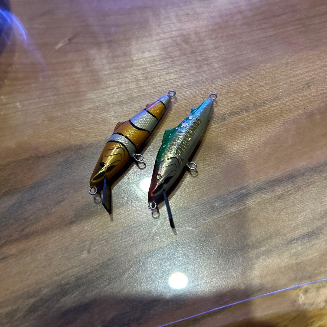 ハンドメイドミノー　ステイゴールド　50S セット