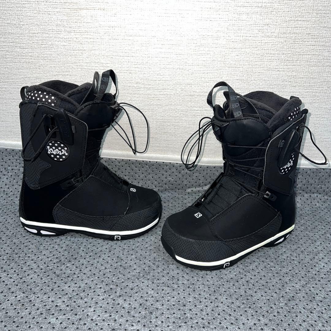 数回使用 23.5cm SALOMON KIANA スノーボード レースブーツ