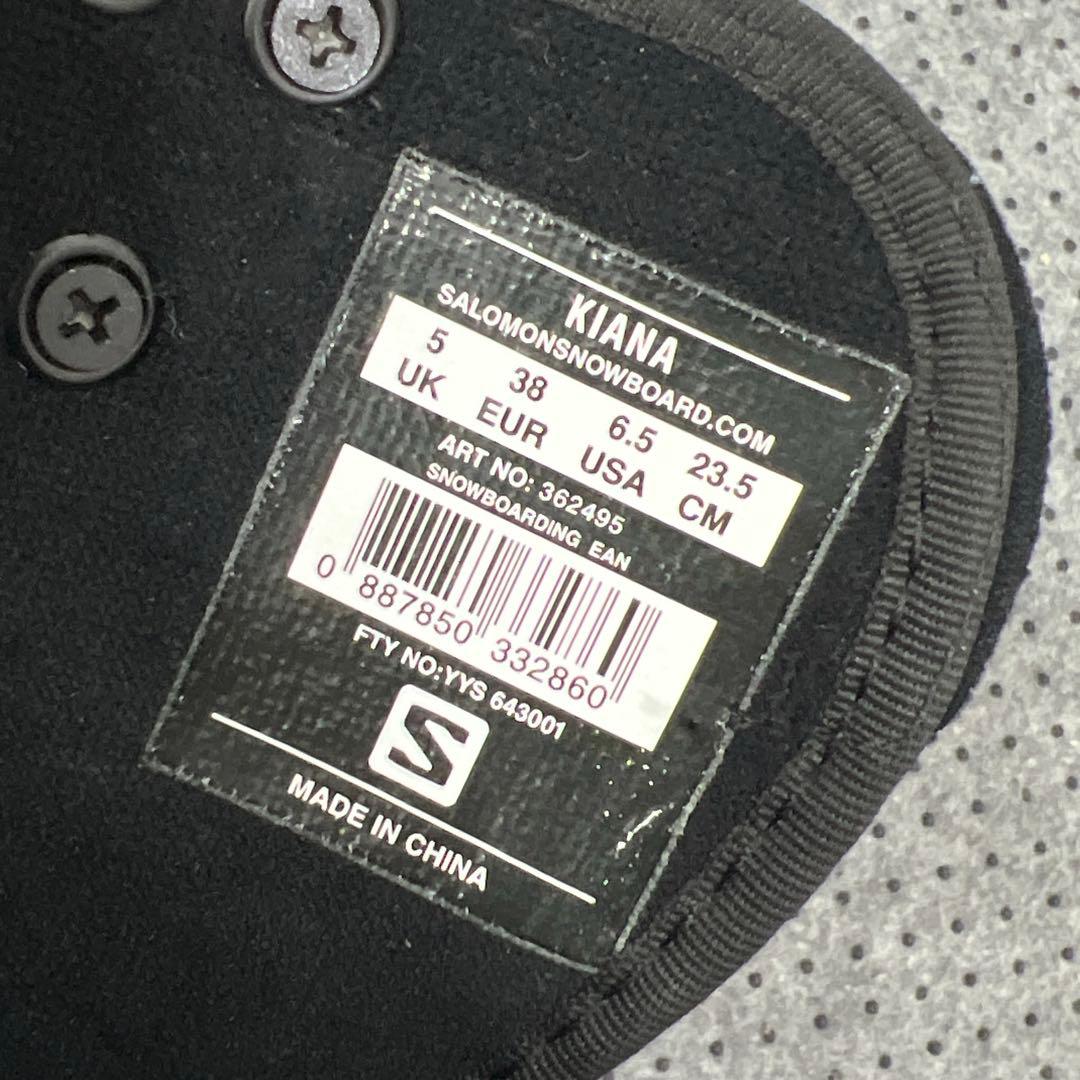 数回使用 23.5cm SALOMON KIANA スノーボード レースブーツ