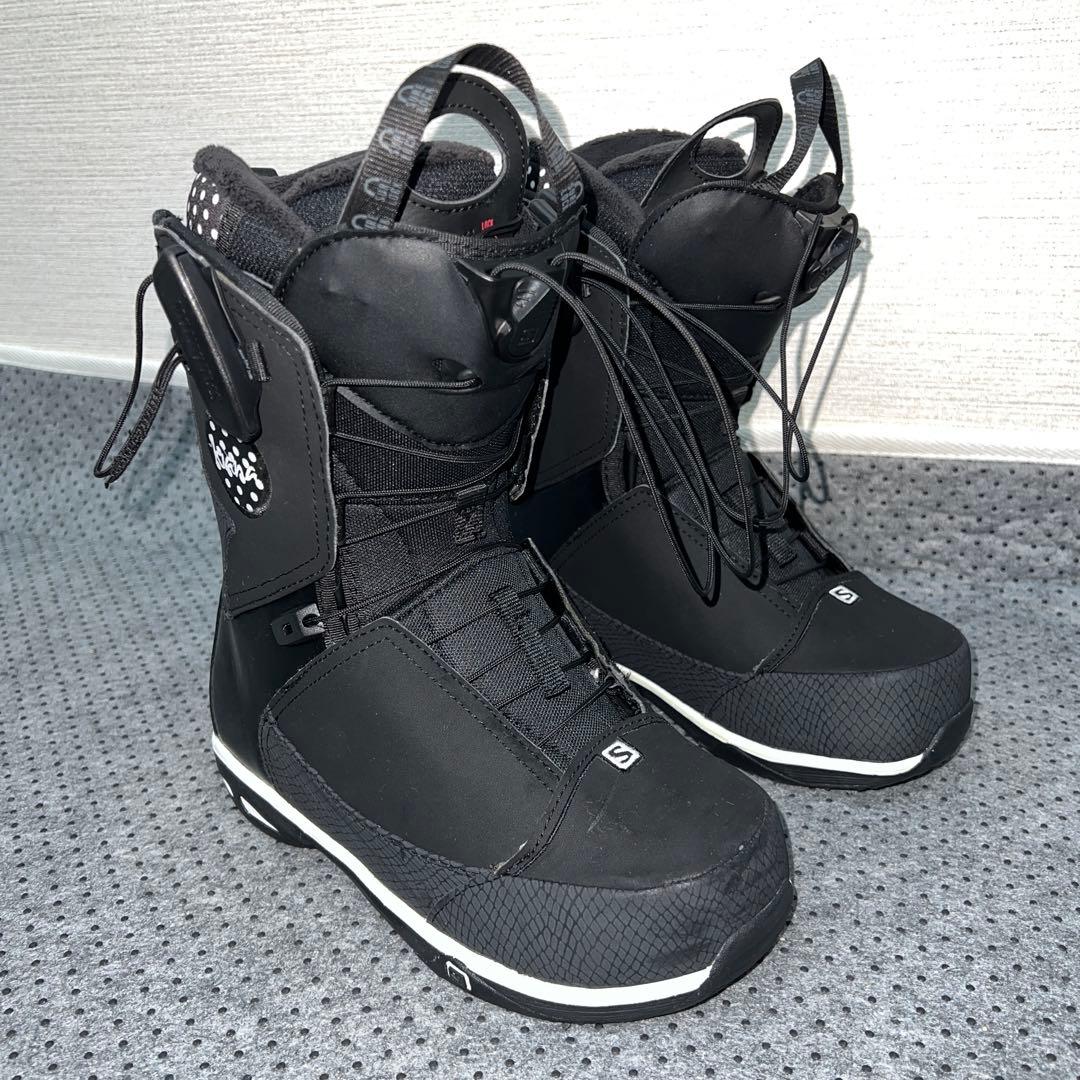 数回使用 23.5cm SALOMON KIANA スノーボード レースブーツ