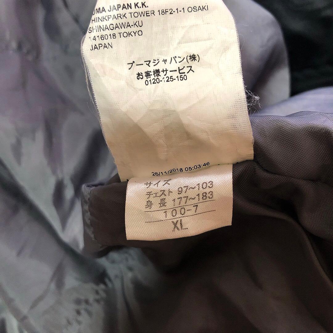 PUMA 前橋育英 サッカー ウォーマー ジャケットのみ 黒 XL