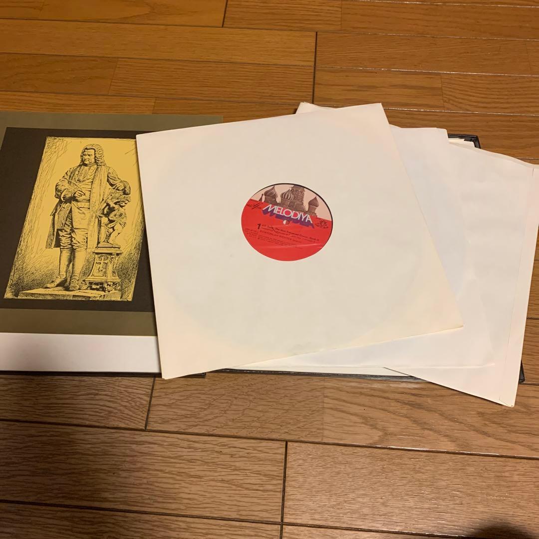 バッハ:平均律クラヴィーア曲集第2巻リヒテルLP3枚BOX1974年US盤