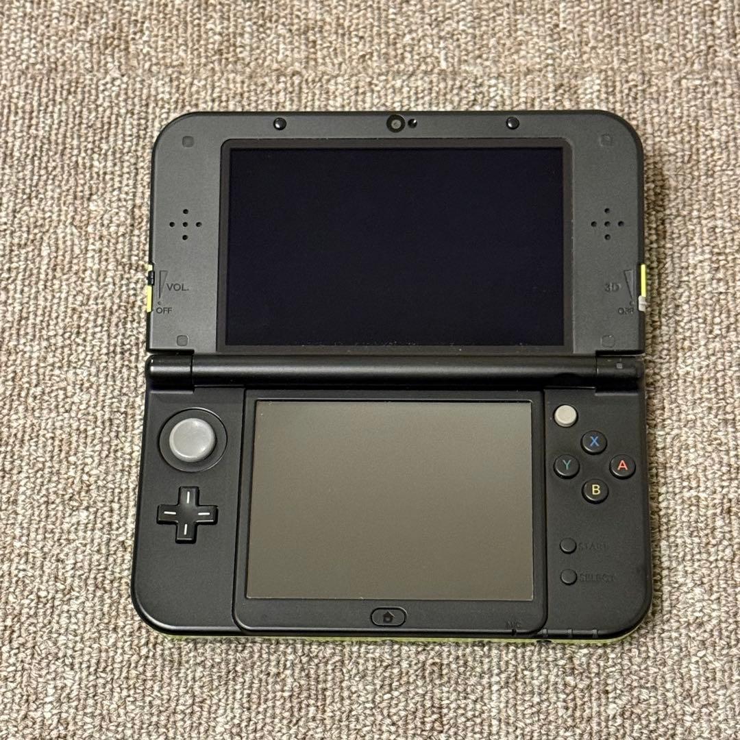 Newニンテンドー3DS LL ライム×ブラック 上IPS搭載