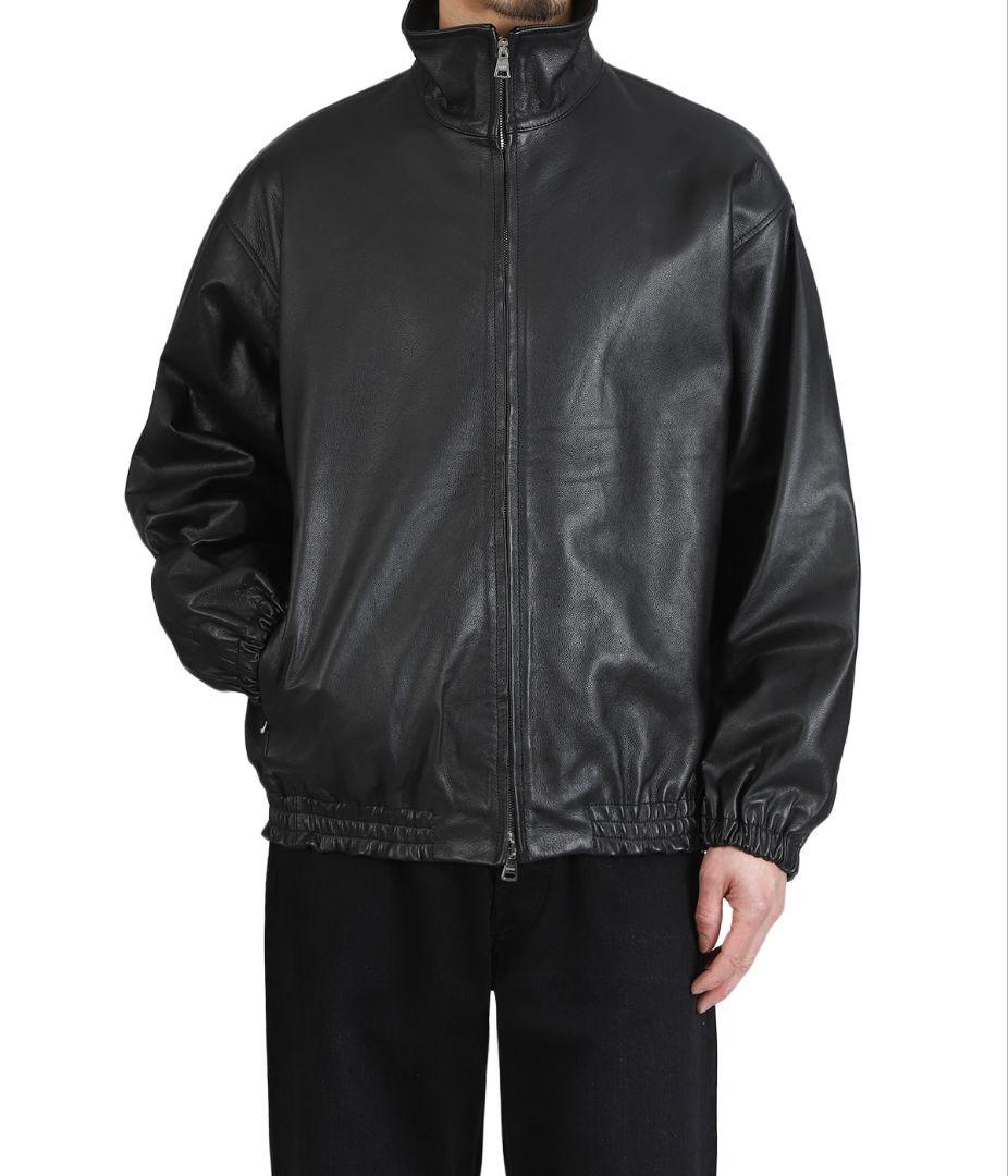 YOKE　Carf Leather Truck Jacket ブラック　サイズ2