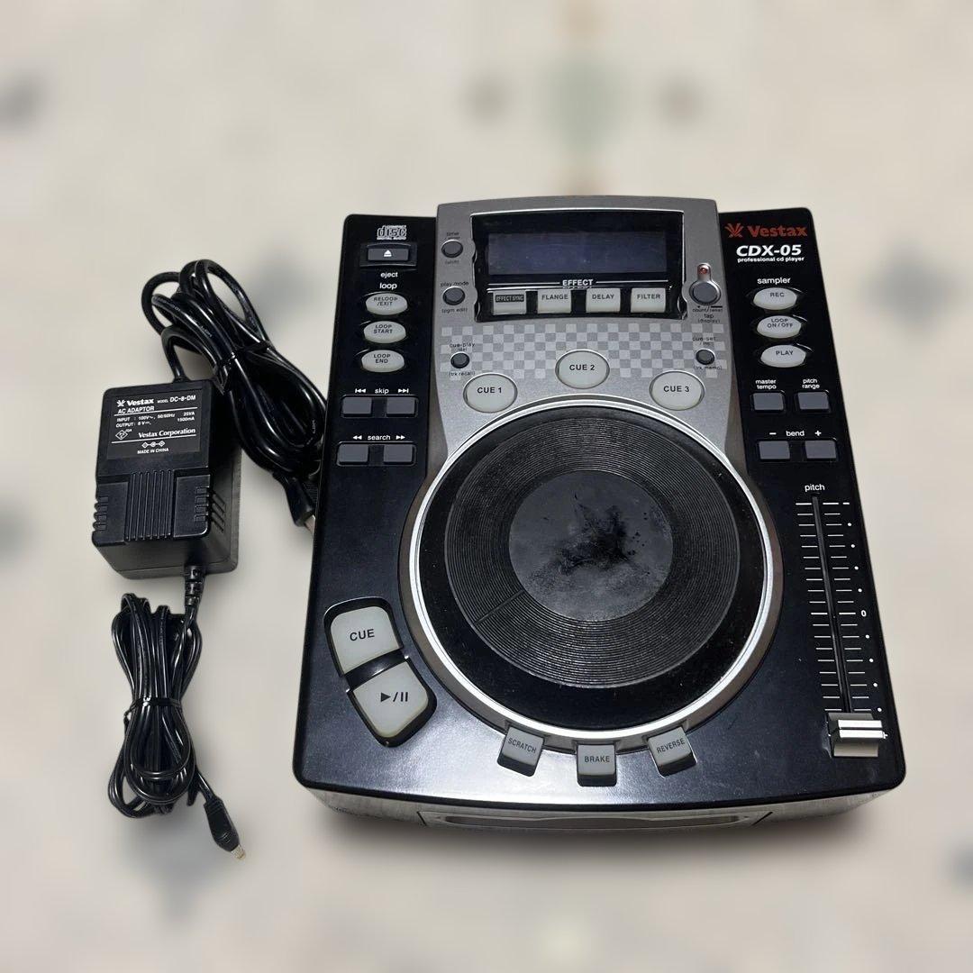 Vestax CDX-05 デジタル表示 CDJ ループ/エフェクト/キュー機能